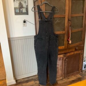 Madewell Black Jean Overalls XL
